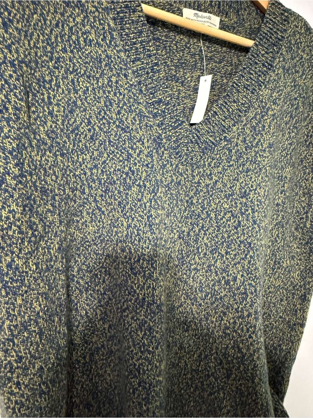 Madewell Donegal (Re)sponsible Cashmere V-Neck Sweater Vest new with tag - Picture 7 of 10
